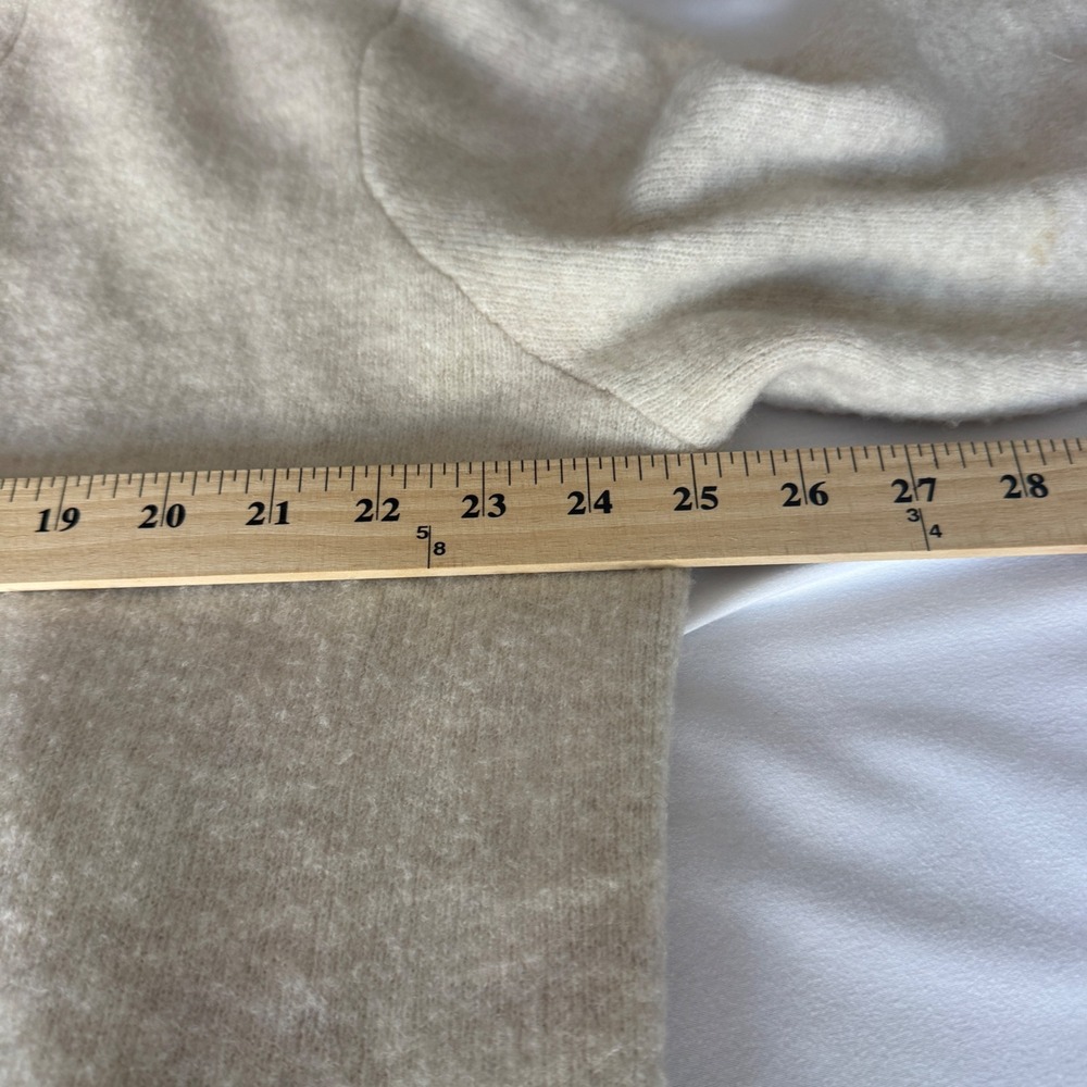 Banana Republic Womens Aire Cocoon Coatigan Cardigan Sweater Oatmeal Beige L NEW - Picture 5 of 12